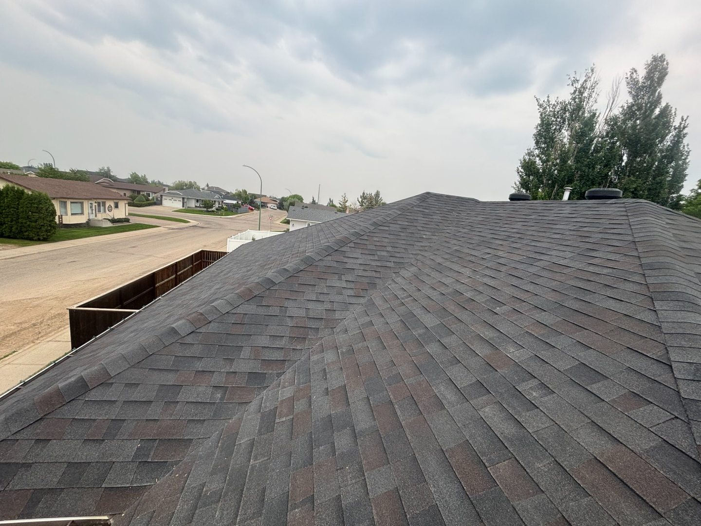 Completed roofing project by Molnar Roofing